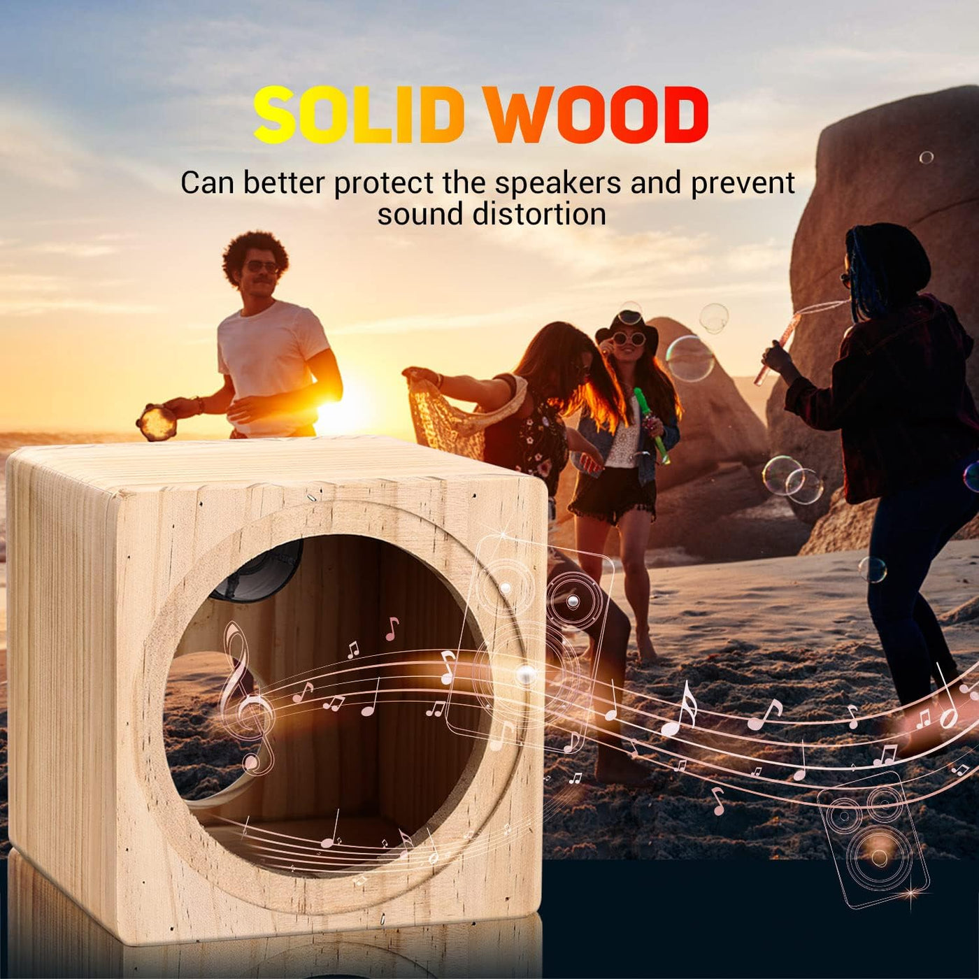 4in Solid Wood Speaker Enclosure
