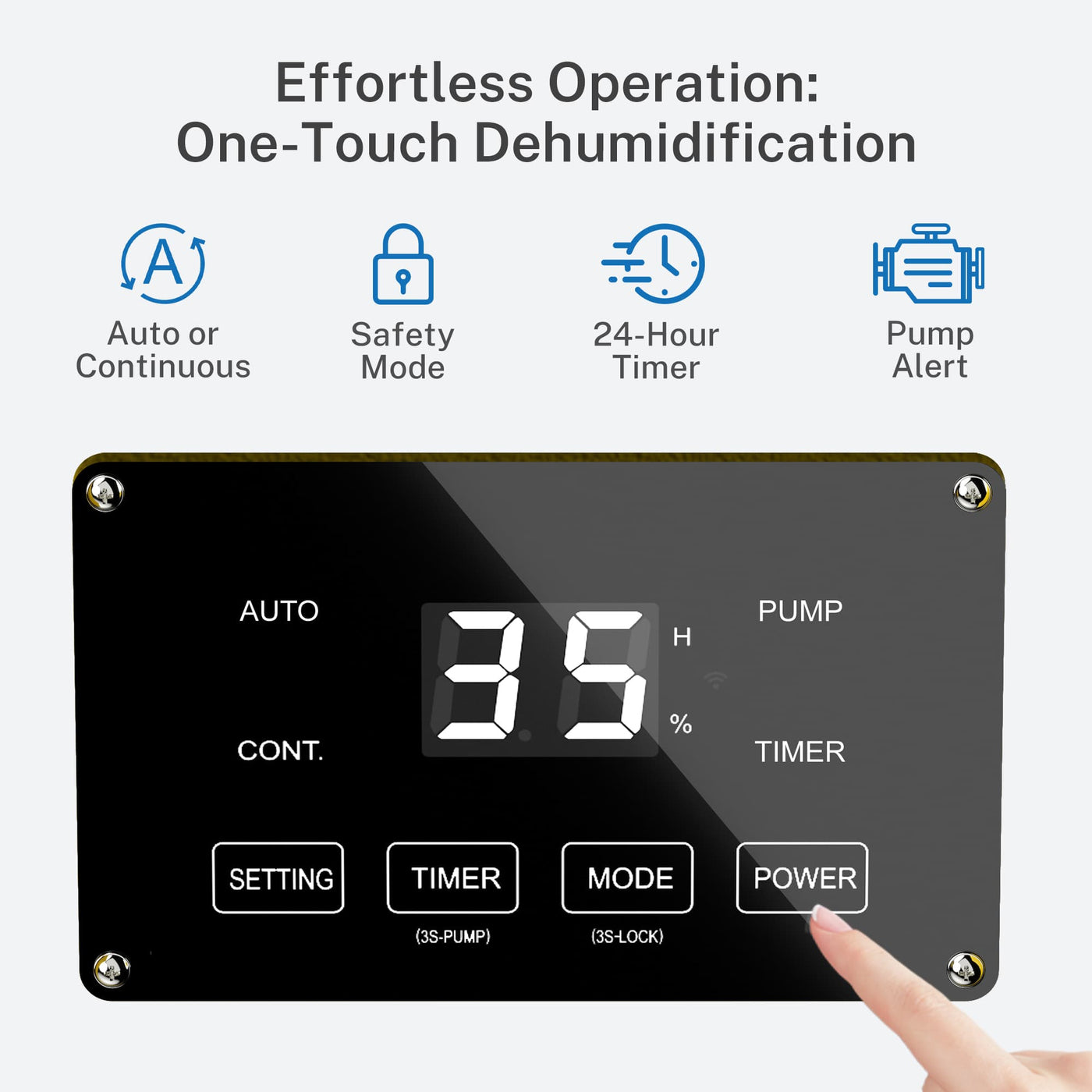 150 PPD Professional-Grade Dehumidifier with Pump, Commercial dehumidification for Basement Warehouse & Job Sites