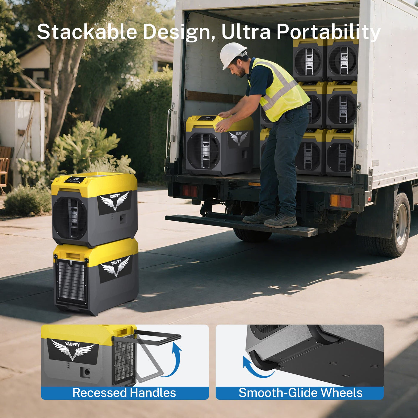 150 PPD Professional-Grade Dehumidifier with Pump, Commercial dehumidification for Basement Warehouse & Job Sites