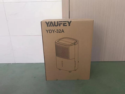 Yaufey 31.6 Pints Portable Dehumidifier, ENERGY STAR Most Efficient Dehumidifier, for 2,000 Sq. Ft. Home & Basement (Model: YDY-32A)