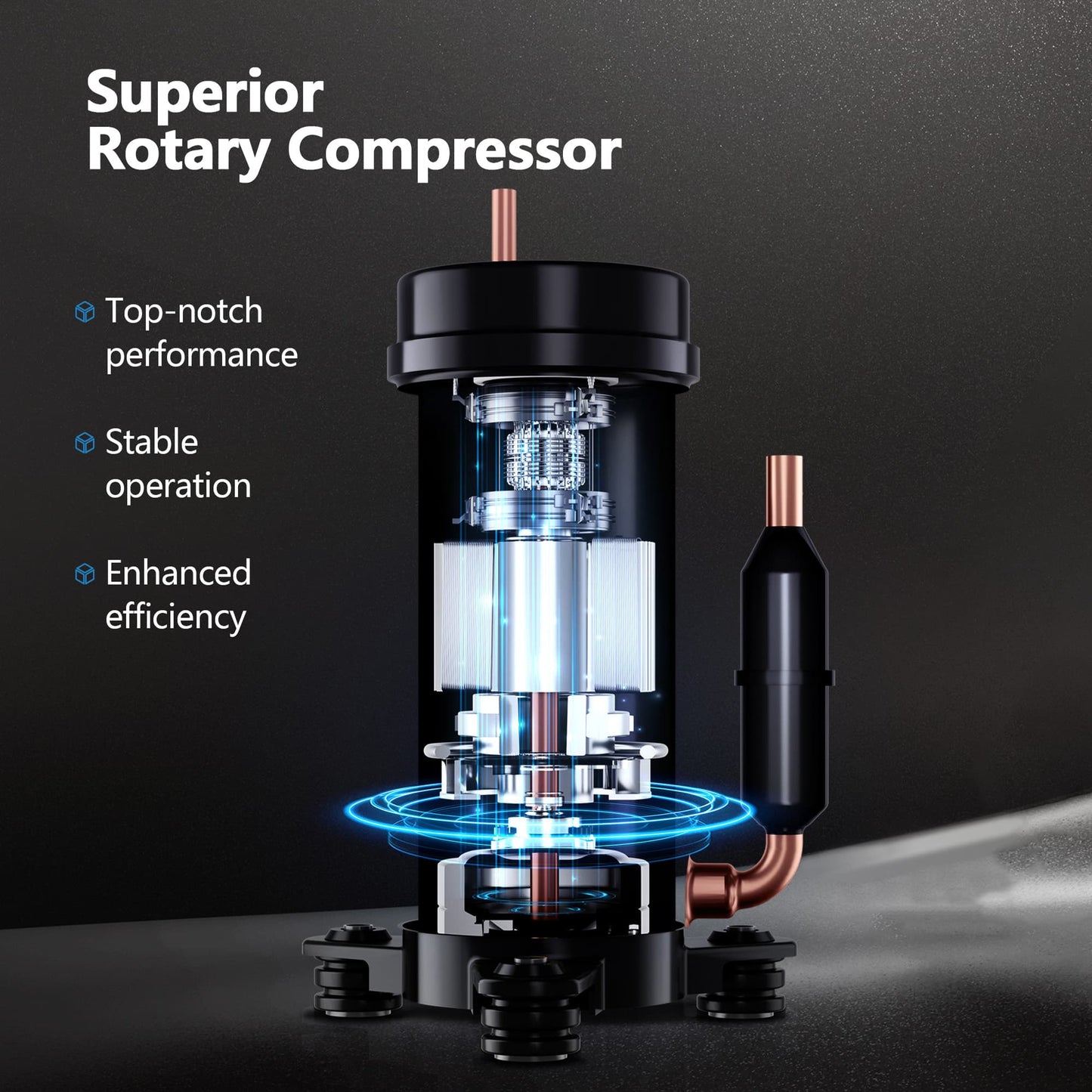Yaufey 216 Pints Crawlspace Dehumidifier with Pump (Model: AYD3.5DPM)