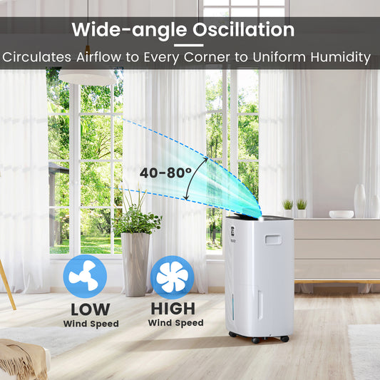 Yaufey 150 Pints Dehumidifier for Basement, Home and Room up to 7000 Sq. Ft., with Drain Hose, Timer, Intelligent Humidity Control and Large Water Tank