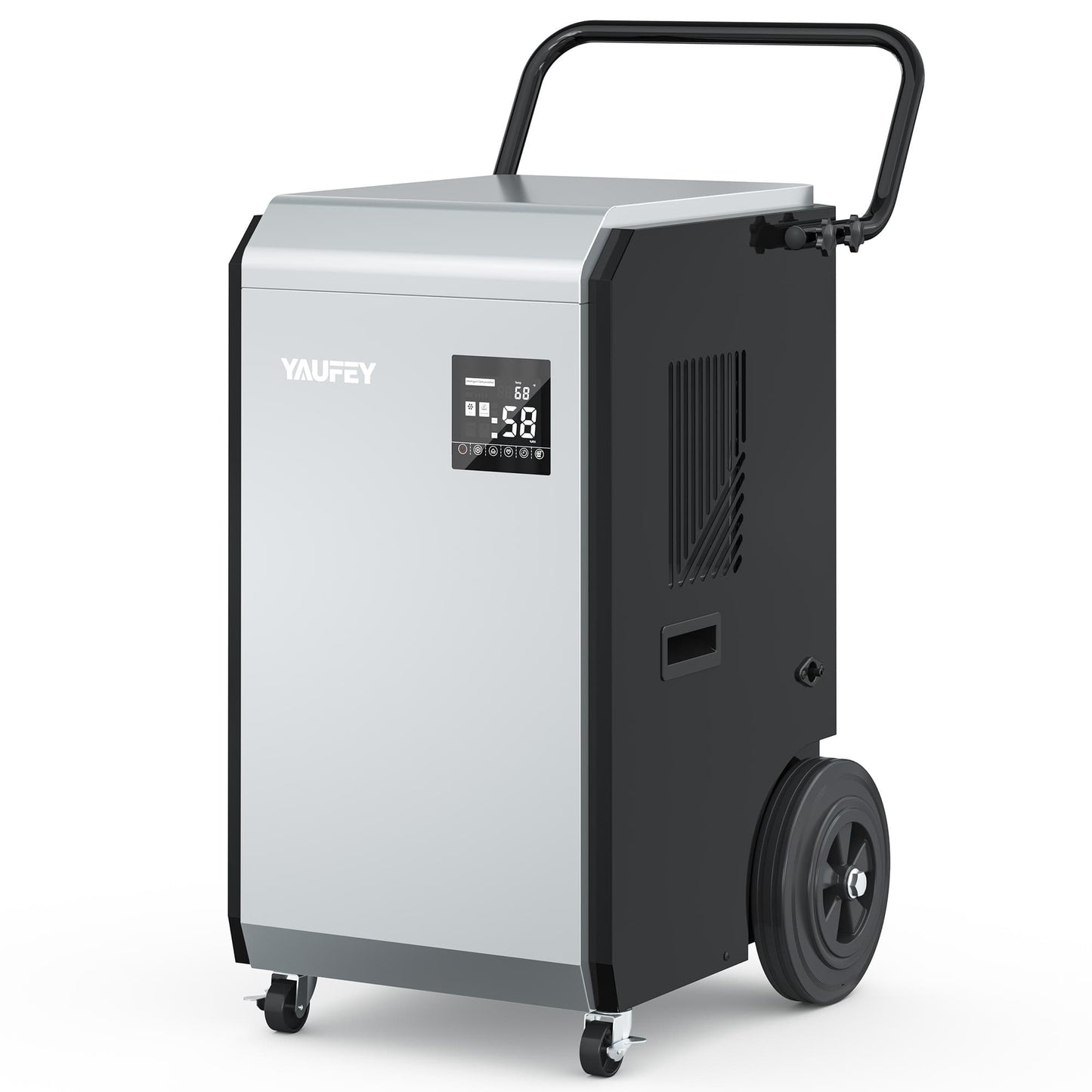 160 Pints Commercial Dehumidifier, 520W High-Efficiency Industrial Dehumidifier with Pump & Drain Hose