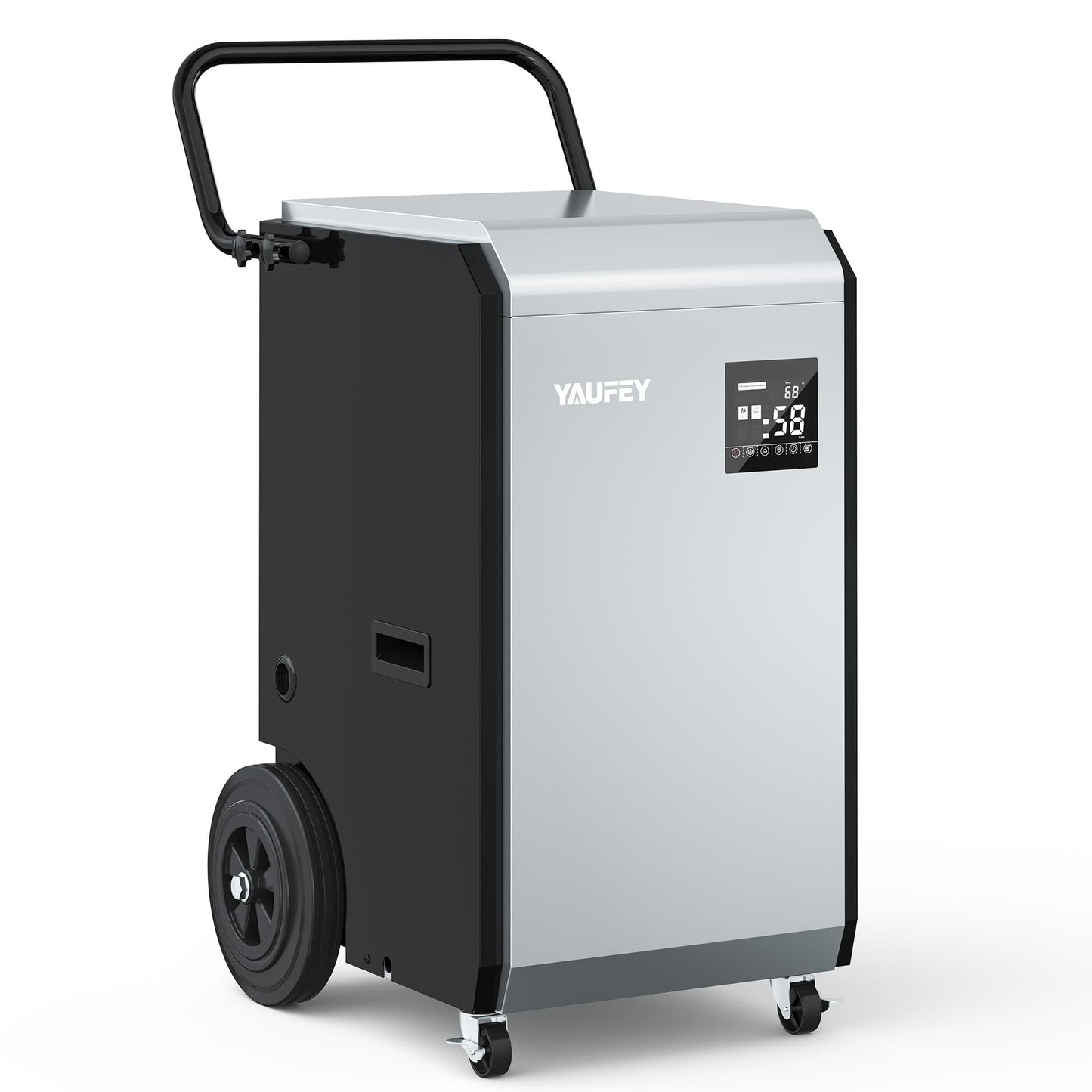 160 Pints Commercial Dehumidifier, 520W High-Efficiency Industrial Dehumidifier with Pump & Drain Hose